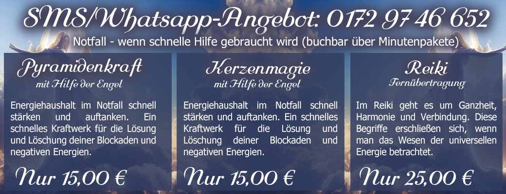 Pyramidenkraft Kerzenmagie Reiki